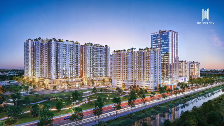 The Win City – mặt đứng về đêm